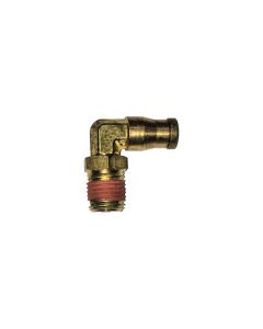 Air Hose Fitting, Push-On, 90 Deg Swivel 1/2 In. X 1/2"