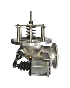 Betts Emergency Flanged Valve, 6" X 4", 90-Degrees Air Actuated