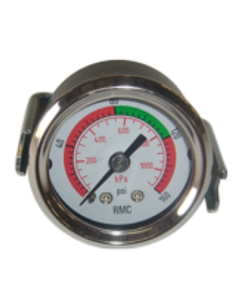 1.5" PMC Pressure Gauge Color Coded, 160 PSI