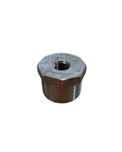 1" X 1/4" Stainless Steel Hex Head Reducer Bush